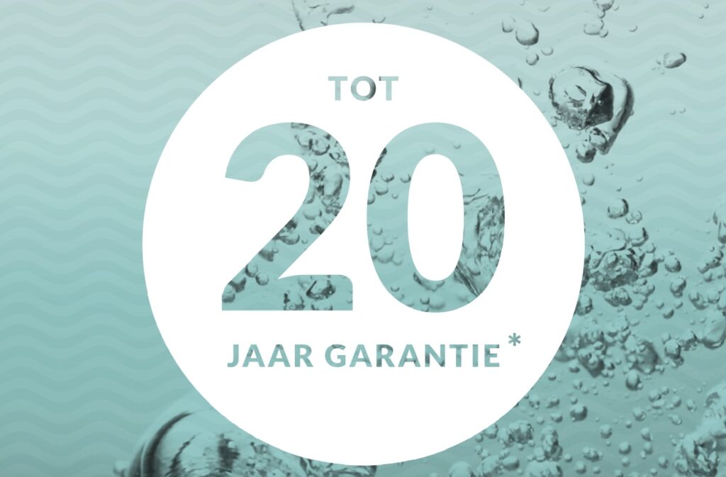 20 jaar garantie
